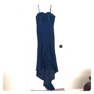 Navy blue gown size 6